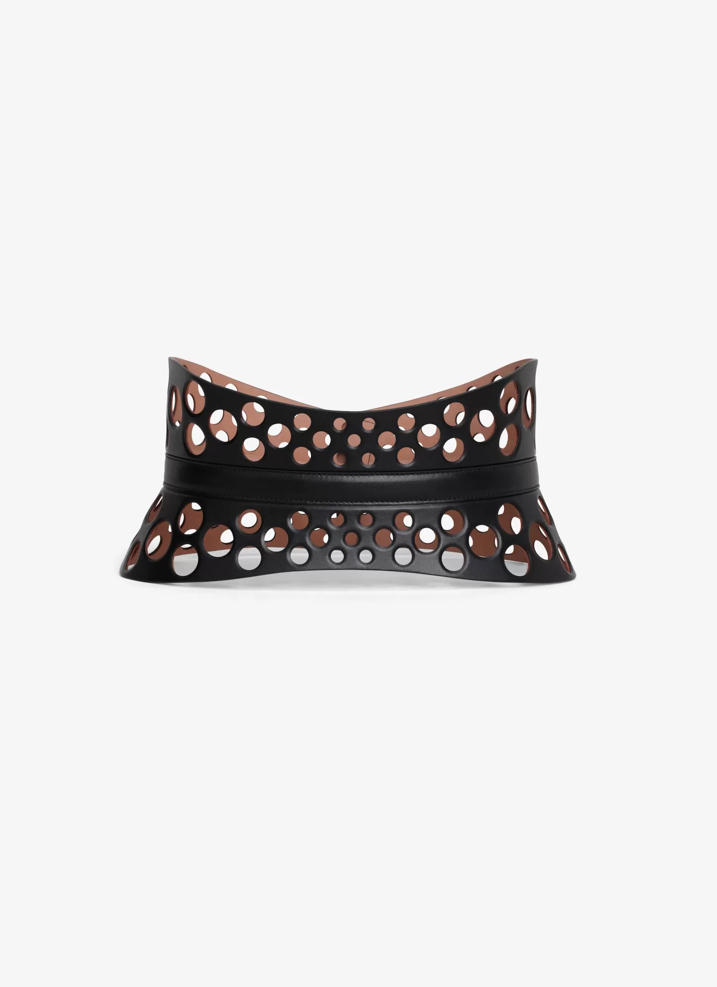 Alaïa Ceintures Corset | CEINTURE NEO BUSTIER EN CUIR DE VEAU PERFORÉ