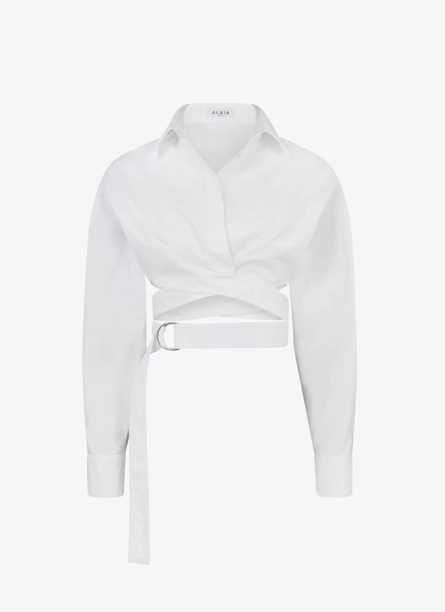 Alaïa Hauts Et Chemises | CHEMISE CROISÉE EN POPELINE DE COTON