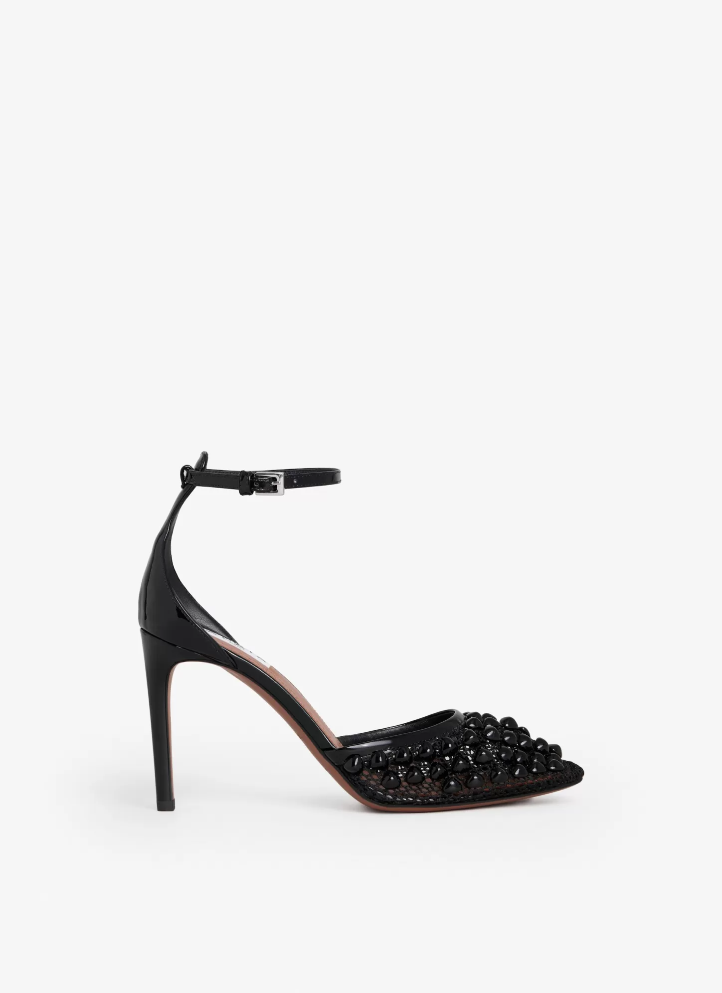 Alaïa Sandales | ESCARPINS HIGHFIGHNET EN RÉSILLE ET STUDS