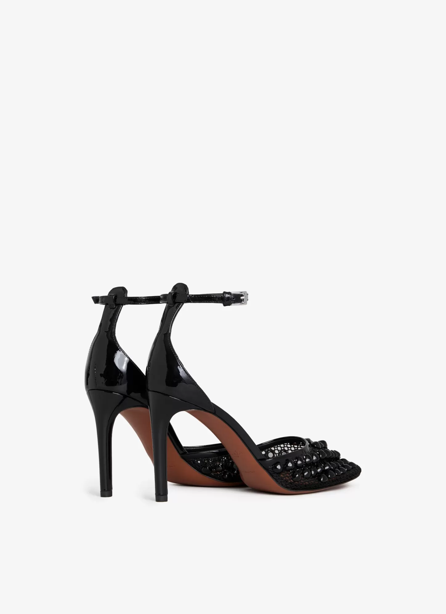 Alaïa Sandales | ESCARPINS HIGHFIGHNET EN RÉSILLE ET STUDS