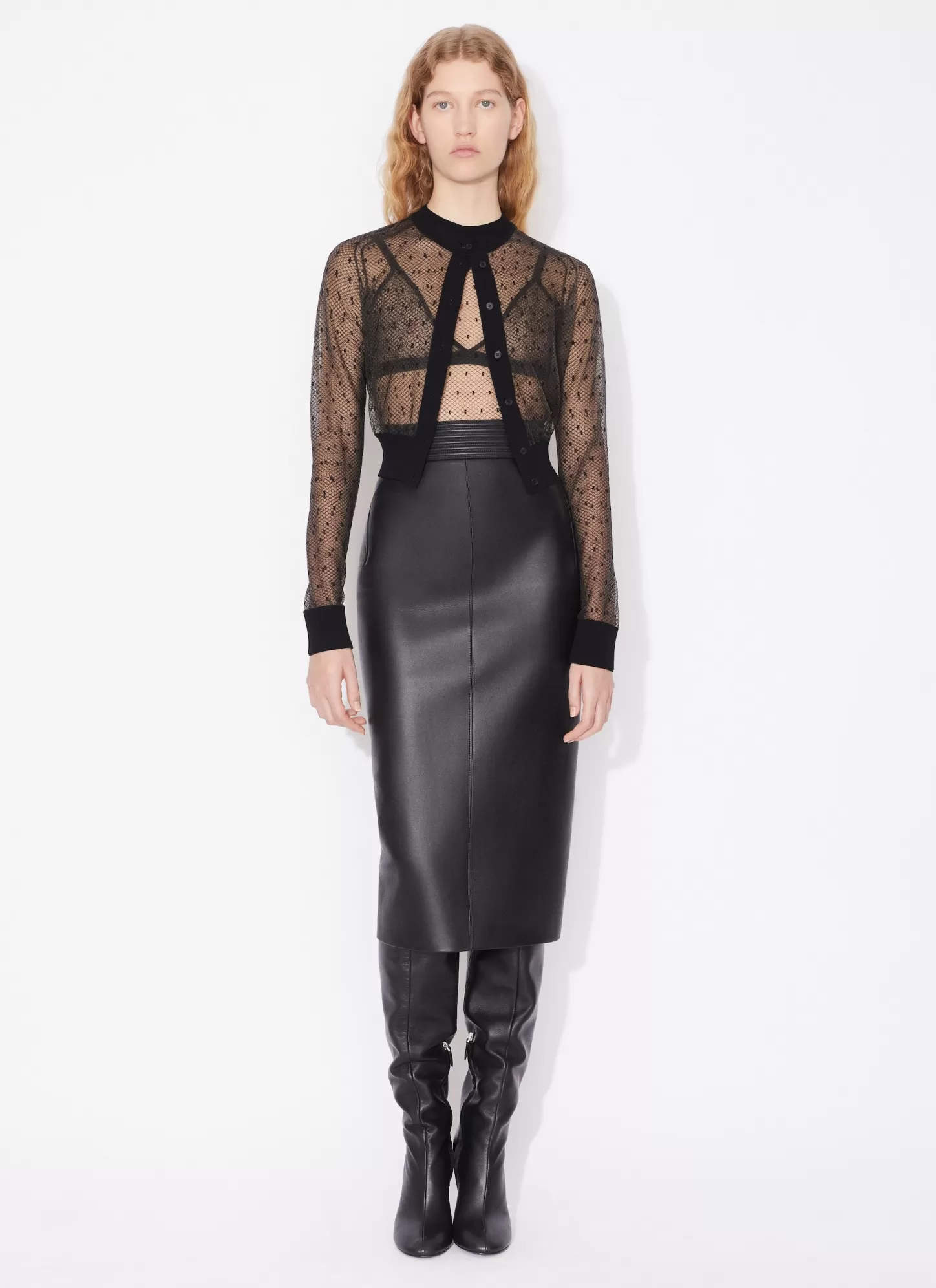 Alaïa Jupes | JUPE CRAYON EN CUIR