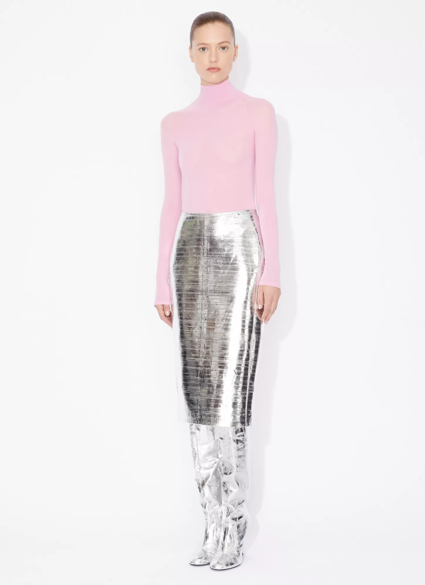 Alaïa Jupes | JUPE CRAYON TUBE EN PEAU D’ANGUILLE