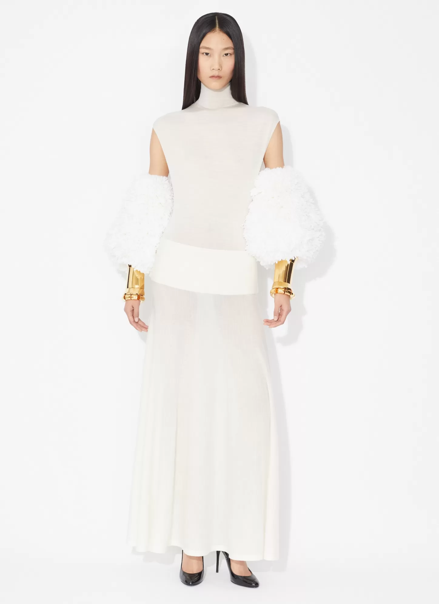 Alaïa Maille | Jupes | JUPE LONGUE EN MAILLE FINE