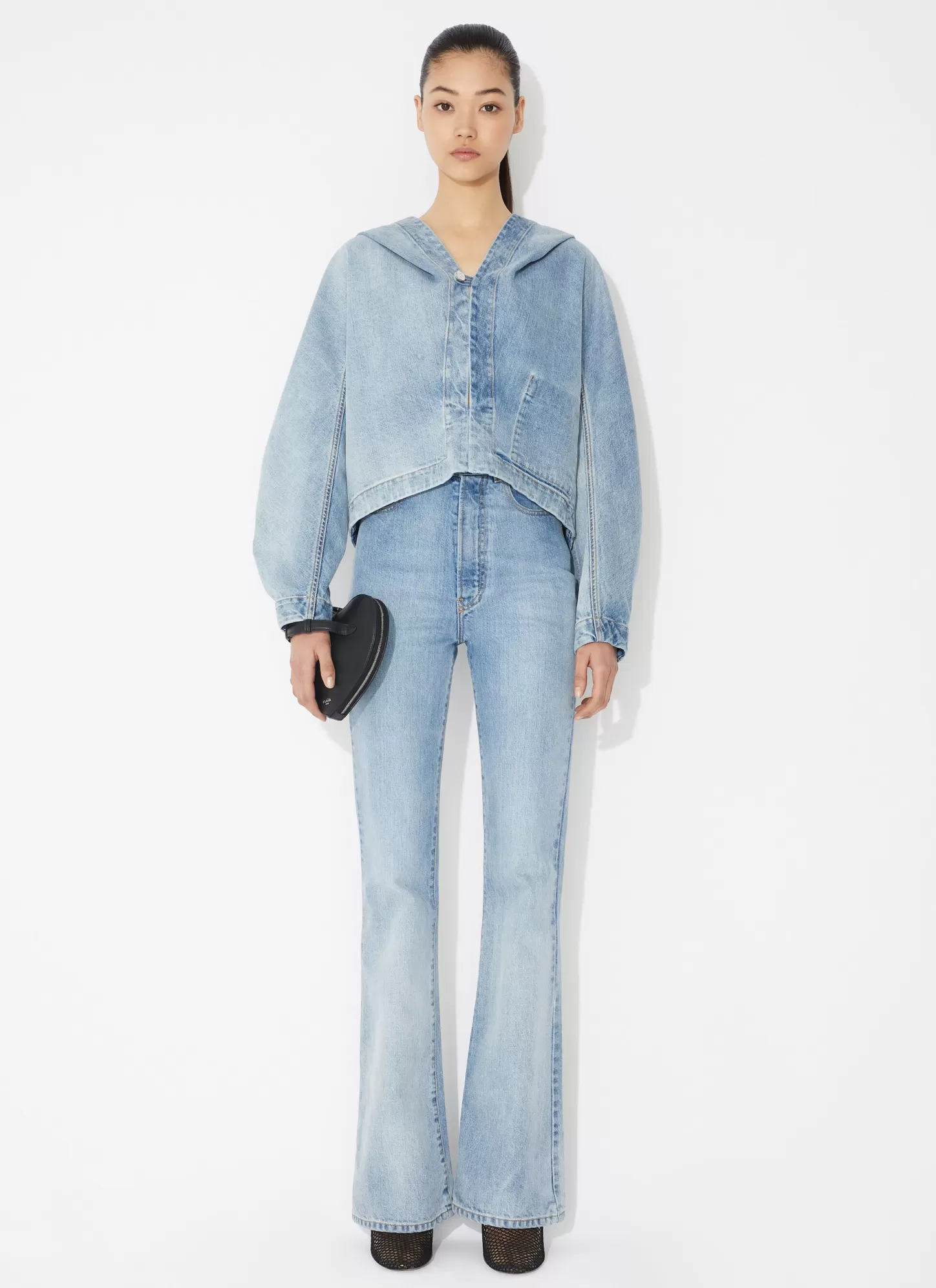 Alaïa Shorts Et Pantalons | PANTALON BOOTCUT EN DENIM