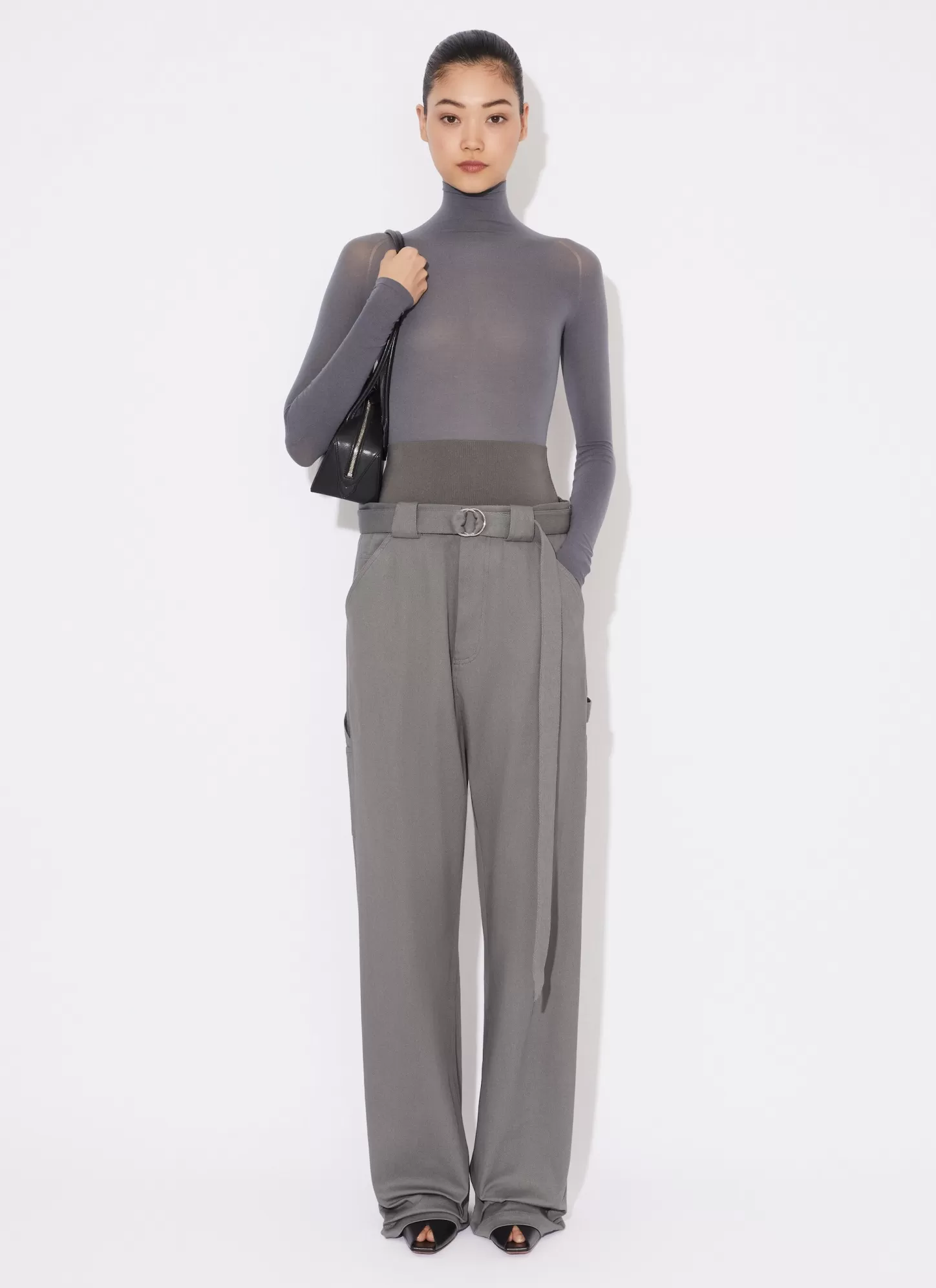 Alaïa Shorts Et Pantalons | PANTALON CARGO AVEC CEINTURE EN MAILLE INTEGREE