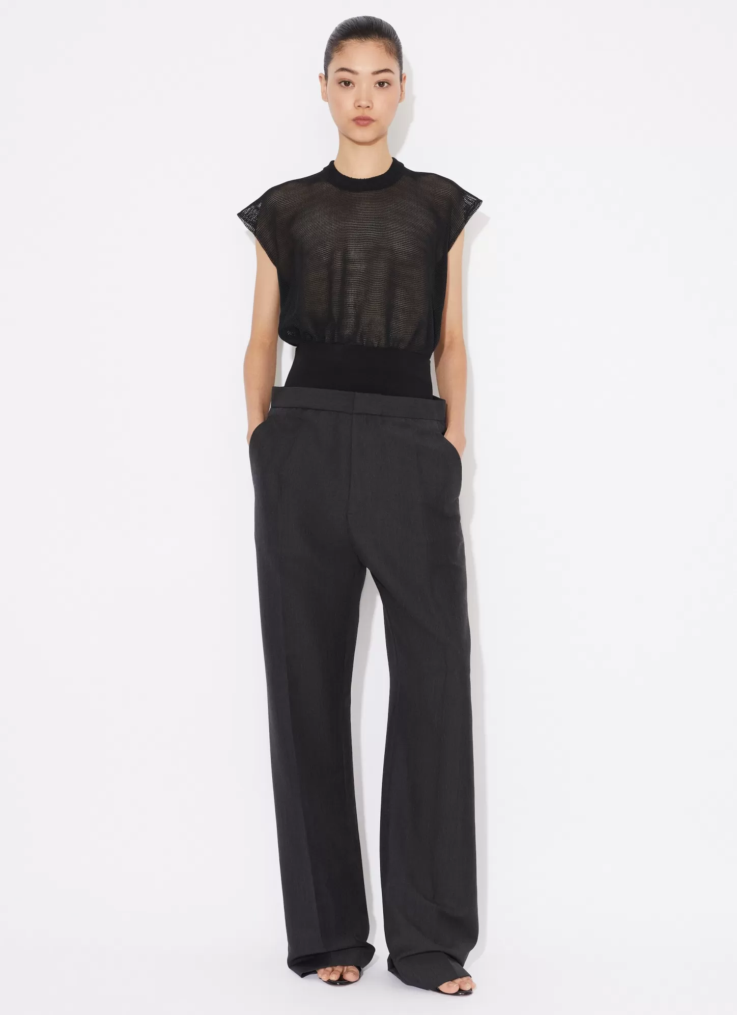 Alaïa Shorts Et Pantalons | PANTALON TAILLEUR AVEC CEINTURE EN MAILLE INTEGRÉE
