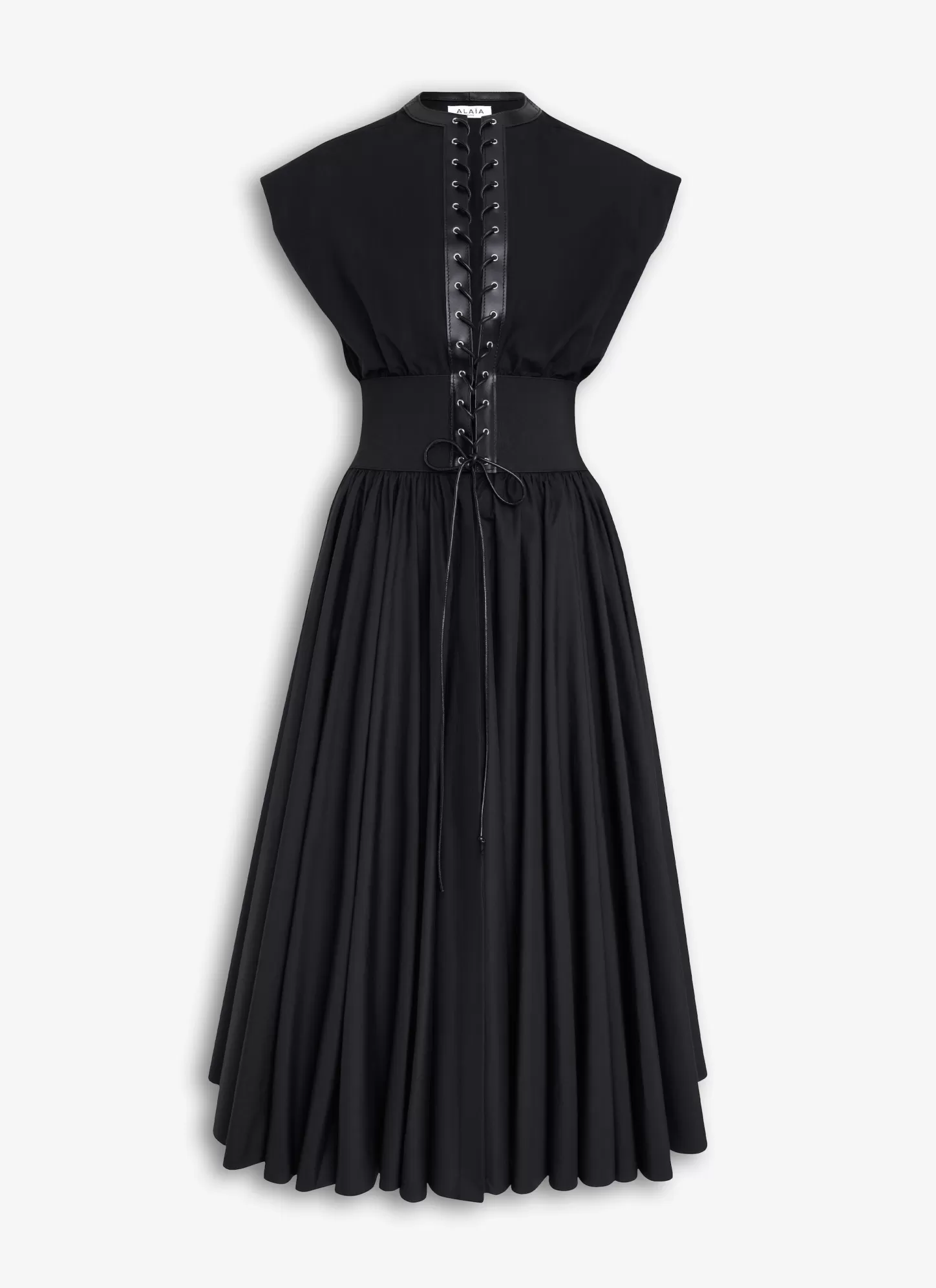 Alaïa Robes | ROBE CEINTURE EN POPELINE DE COTON