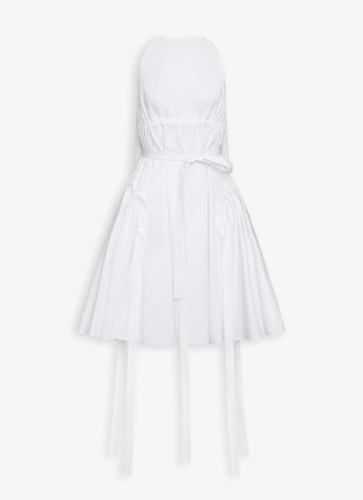 Alaïa Robes | ROBE TRAPEZE EN POPELINE DE COTON