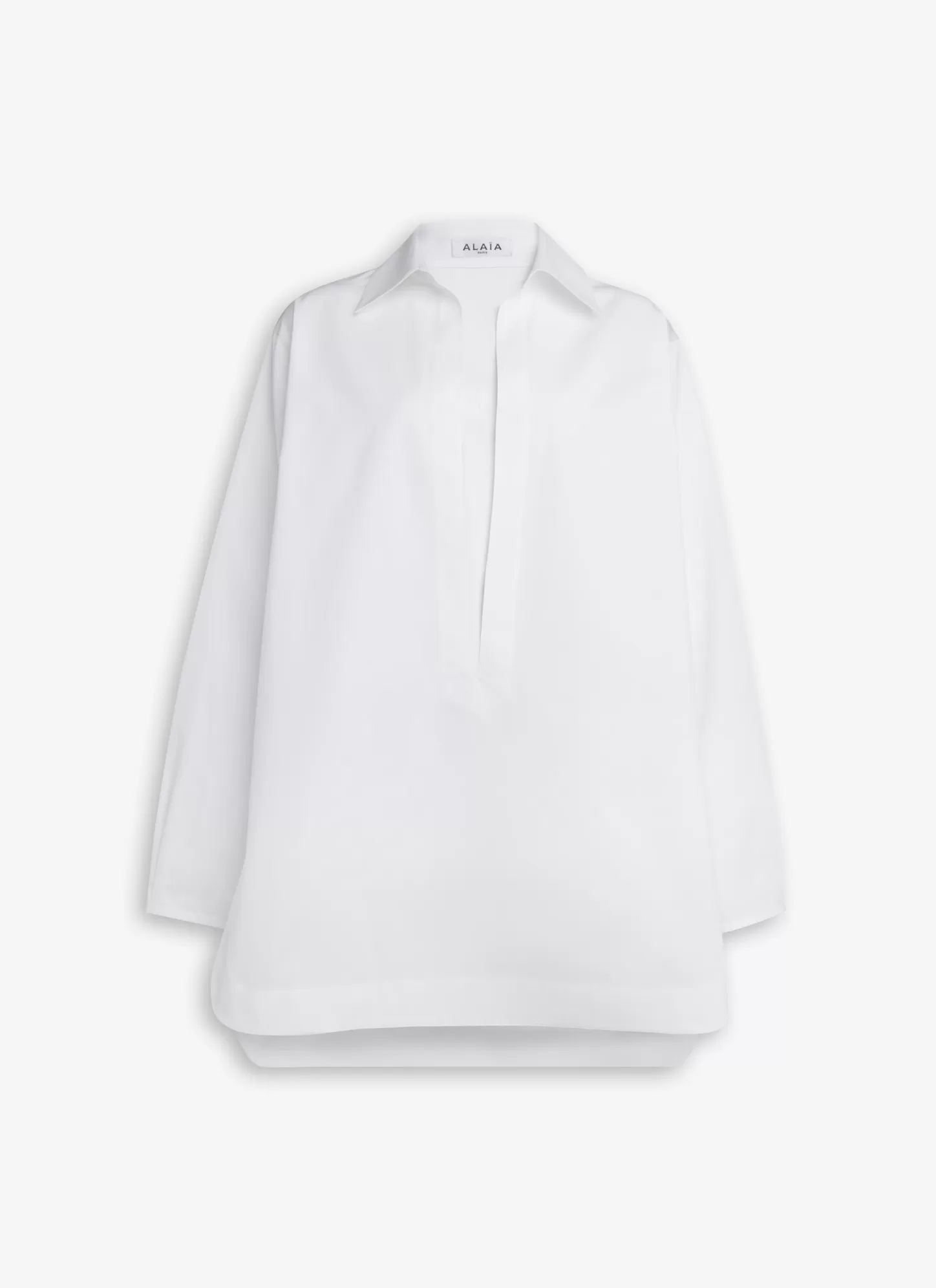 Alaïa Robes | ROBE TUNIQUE EN POPELINE DE COTON
