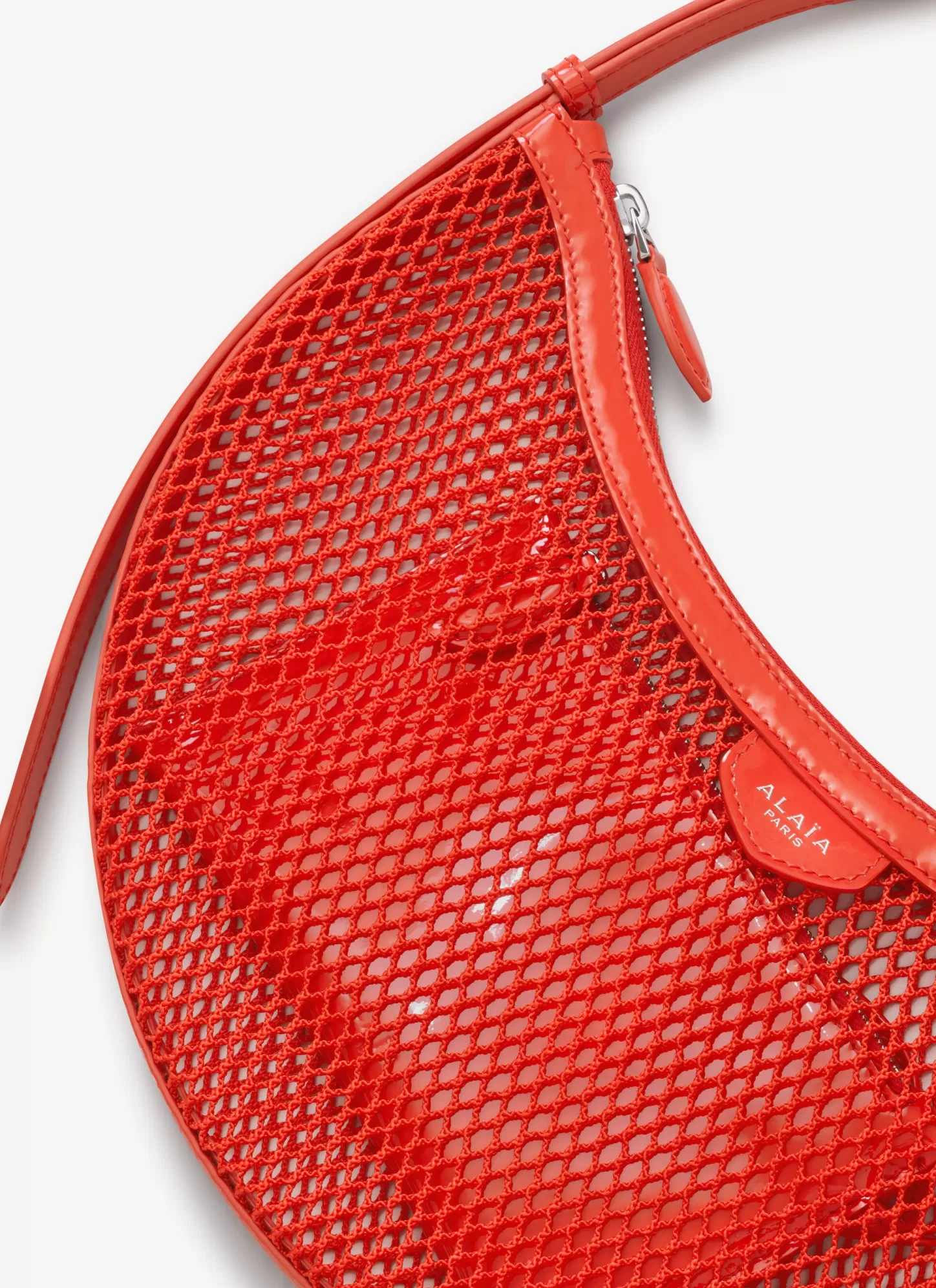 Alaïa Mini Sacs | Sacs Bandoulière | SAC ONE PIECE DEMI LUNE EN RÉSILLE