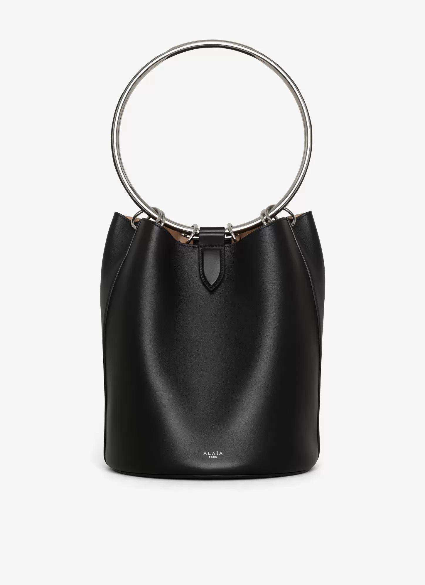 Alaïa Sacs À Main | Sacs Bandoulière | SAC RING LARGE BUCKET EN CUIR