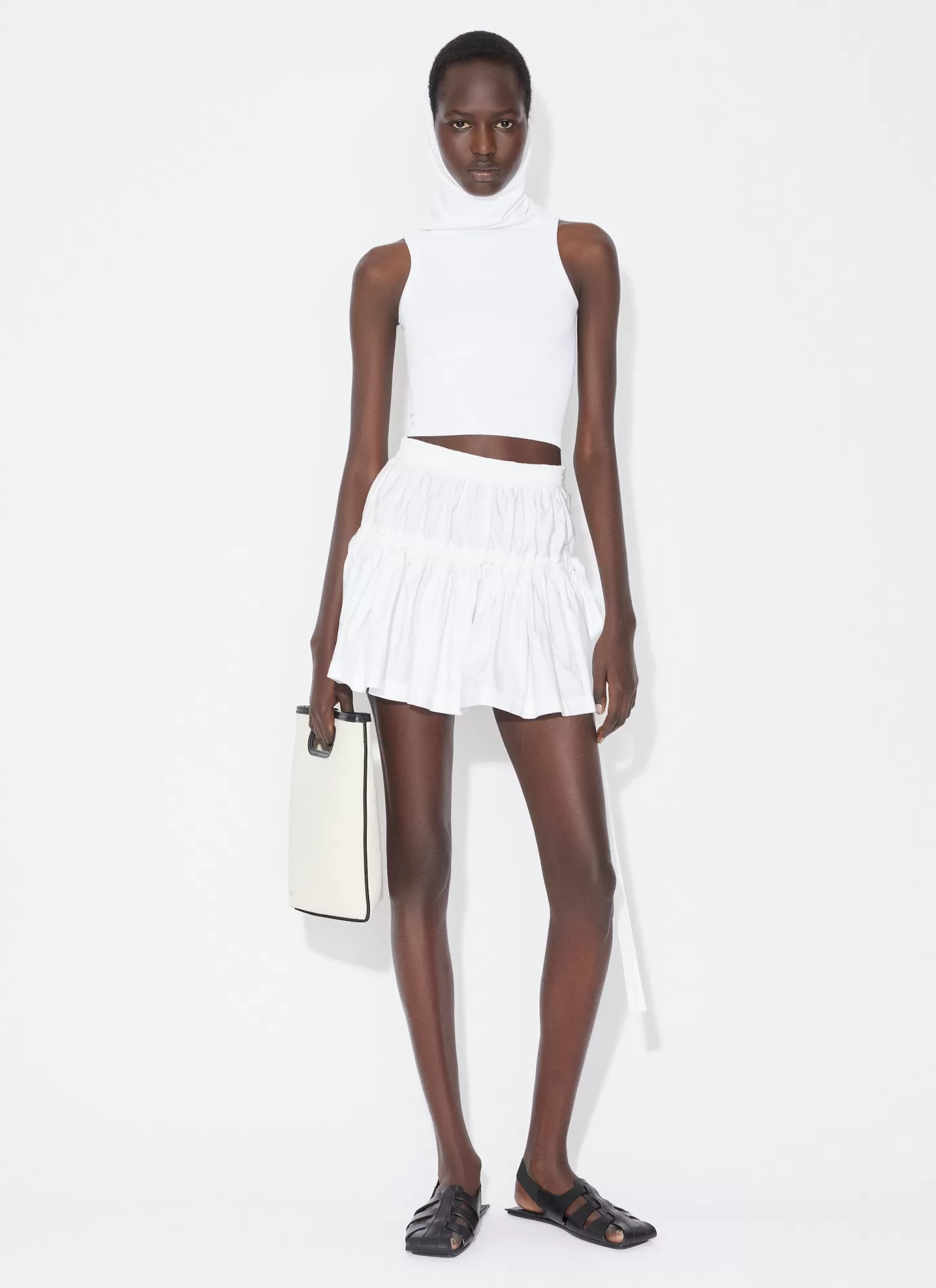 Alaïa Maille | Hauts Et Chemises | TOP A CAPUCHE COURT EN MAILLE