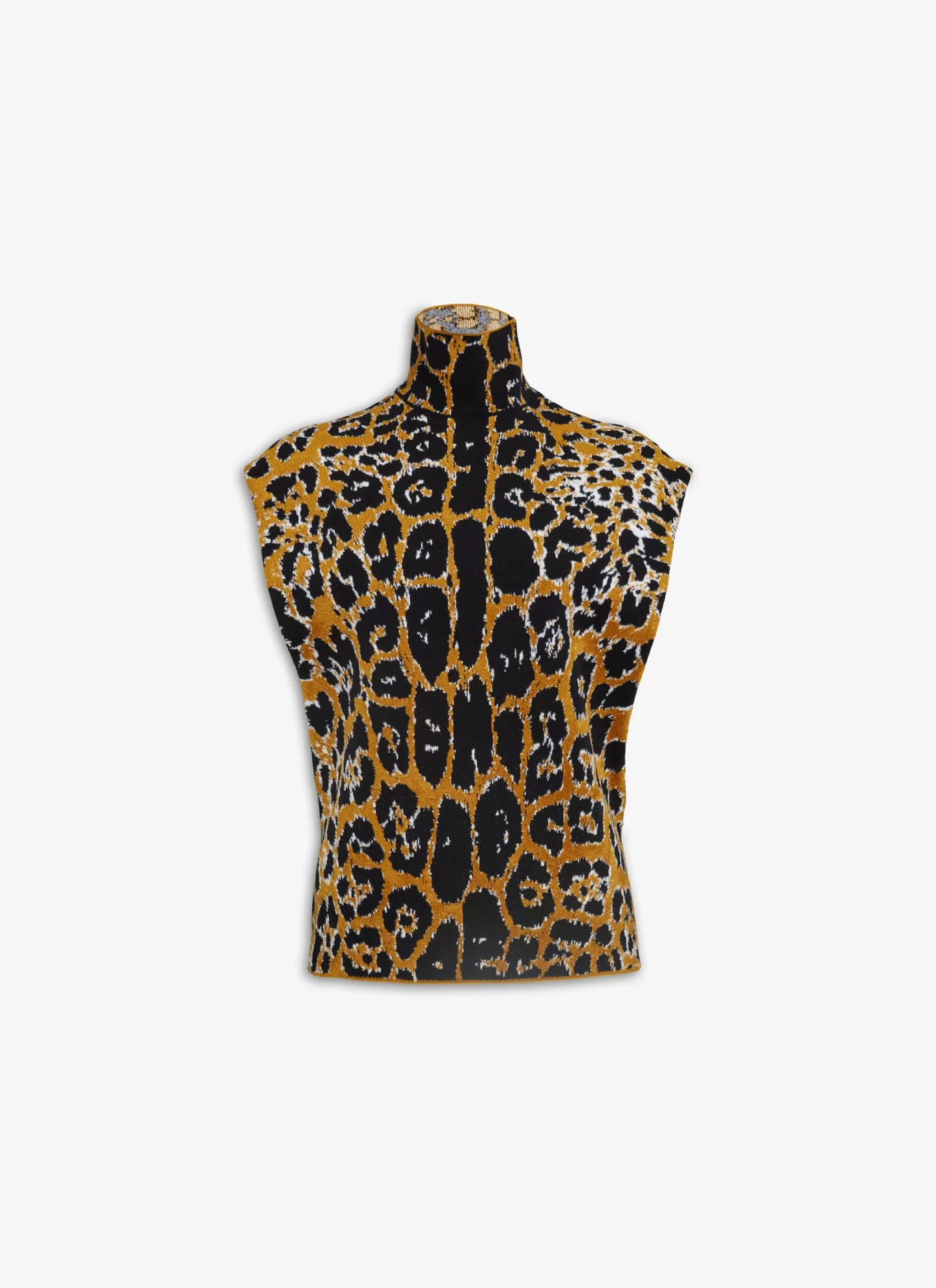 Alaïa Maille | Hauts Et Chemises | TOP EN JACQUARD LEOPARD
